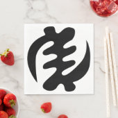 ジェニヤメ |神は最高のアディンクラのシンボル スタンダードランチョンナプキン (インサイチュ)