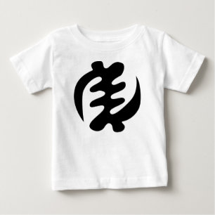 ジェニヤメ 神は最高のアディンクラのシンボル ベビーTシャツ