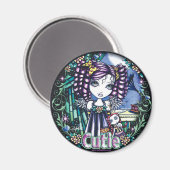 ジェニーかわいいラグドールのエンジェルマグネット マグネット (正面/裏面)