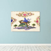 ジェニーと翼のある怪物 キャンバスプリント (インサイチュ (ウッドフロア))