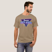 ジェニーの電話番号 8675309 楽しいロック音楽 80年代 ギ Tシャツ (正面フル)