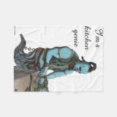 ジェニーシェフ料理ディナー魔法ファンタジー毛布 フリースブランケット (正面(横))