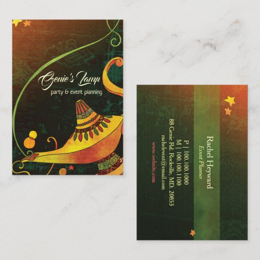 ジェニーズランプシックファンタジー 名刺 (正面/裏面)