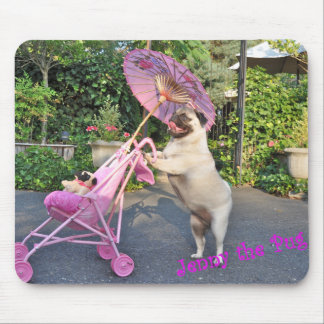 ジェニーパグ-マウスパッド マウスパッド