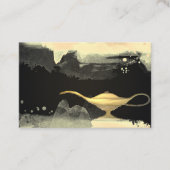 ジェニールランプスモーク魔法マジカルビジネスカード 名刺 (正面)