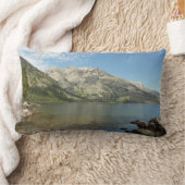 ジェニーレイクアットグランドテトンナショナルパーク ランバークッション (ブランケット)