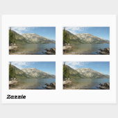 ジェニーレイクアットグランドテトンナショナルパーク 長方形シール (シート)