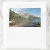 ジェニーレイクアットグランドテトンナショナルパーク 長方形シール (バッグ)