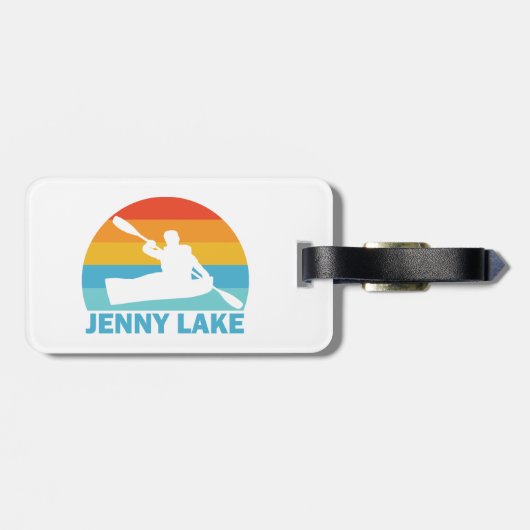 ジェニーレイクグランドテトンナショナルパークカヤック ラゲッジタグ (裏面横)