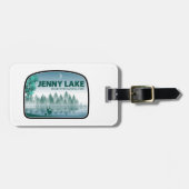 ジェニーレイクグランドテトンナショナルパークディアー ラゲッジタグ (正面横)