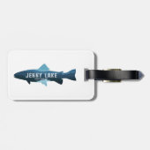 ジェニーレイクグランドテトンナショナルパークフィッシュ ラゲッジタグ (裏面横)