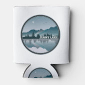 ジェニーレイクグランドテトンナショナルパークリフレクション 缶クーラー (正面)