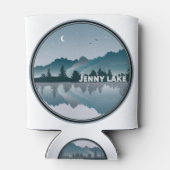 ジェニーレイクグランドテトンナショナルパークリフレクション 缶クーラー (裏面)