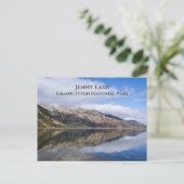 ジェニーレイクグランドテトン国立公園へのリフレクション ポストカード (スタンド正面)