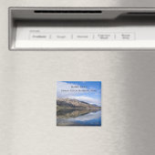 ジェニーレイクグランドテトン国立公園へのリフレクション マグネット (インサイチュ (食洗機))