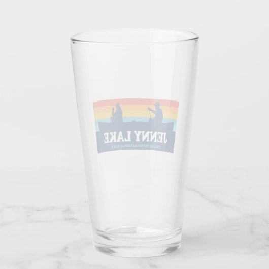 ジェニーレイクグランドテトン国立公園カヌー タンブラーグラス (裏面)