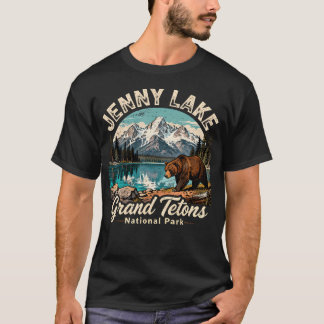 ジェニーレイク グランドテトン国立公園 ファミリー Tシャツ
