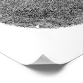 ジェニーローソンプリント。円を描く。 ポスター (角)