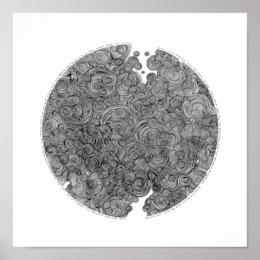 ジェニーローソンプリント。円を描く。 ポスター (正面)