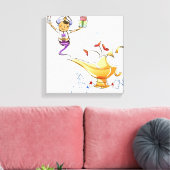 ジェニー家と魔法ランプからの贈り物 キャンバスプリント (インサイチュ (リビング))