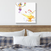 ジェニー家と魔法ランプからの贈り物 キャンバスプリント (インサイチュ (寝室))