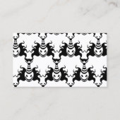 ジェニー幽霊来の消灯シームレスパターン 名刺 (正面)