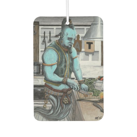 ジェニー料理キッチン魔法ファンタジー空気清浄機 カーエアーフレッシュナー (正面)