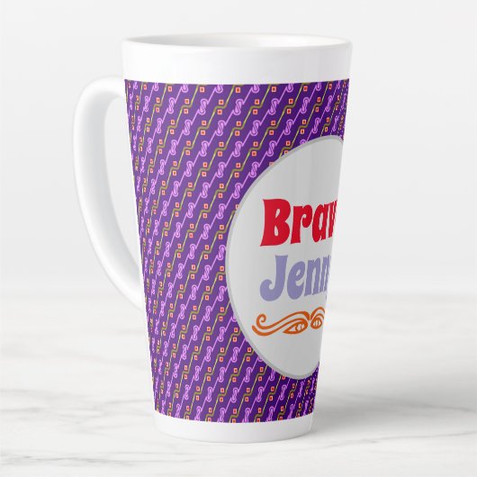 ジェニー カフェラテマグ (左アングル)