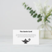 ジェニー・カードが願いを叶える 名刺 (スタンド正面)