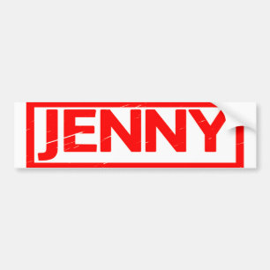 ジェニー・スタンプ バンパーステッカー