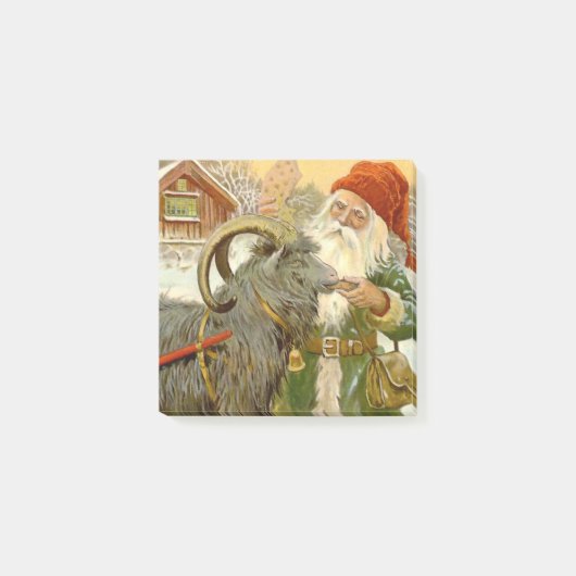 ジェニー・ナイストロムによる「そりヤギ」 ポストイット (正面)