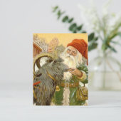 ジェニー・ナイストロムによる「そりヤギ」 ポストカード (スタンド正面)