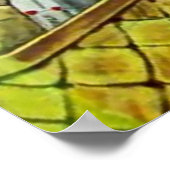 ジェニー・ナイストロムによる「プレゼントが到着した」 ポスター (角)