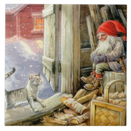 ジェニー・ナイストロムによる「木版画の中」 タイル