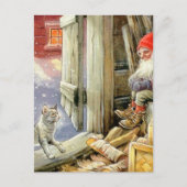 ジェニー・ナイストロムによる「木版画の中」 ポストカード (正面)