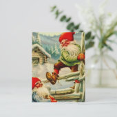 ジェニー・ナイストロムによる「木製フェンスの上の」格言 ポストカード (スタンド正面)