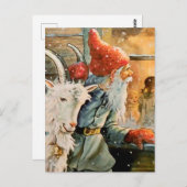 ジェニー・ナイストロムによる「窓から」 ポストカード (正面/裏面)