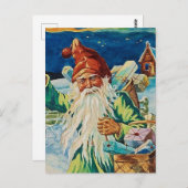 ジェニー・ナイストロムによる「贈り物のかご」 ポストカード (正面/裏面)