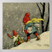 ジェニー・ナイストロムによる「雪の嵐を通じて」 ポスター (正面)