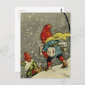 ジェニー・ナイストロムによる「雪の嵐を通じて」 ポストカード (正面/裏面)