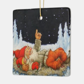 ジェニー・ナイストロムによる「Under the Stars」格言 セラミックオーナメント (左)