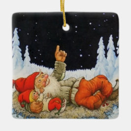 ジェニー・ナイストロムによる「Under the Stars」格言 セラミックオーナメント