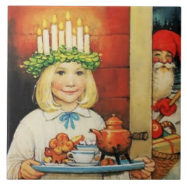 ジェニー・ナイストロム『クリスマスコーヒー』 タイル