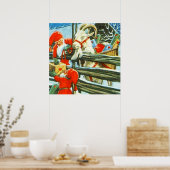 ジェニー・ナイストロム『ビリー・ヤギ・ヘルパー』 ポスター (キッチン)