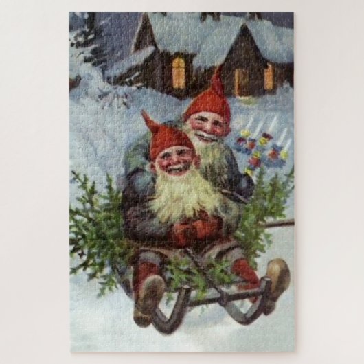 ジェニー・ナイストロム『松の枝を集める』 ジグソーパズル (縦)