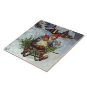 ジェニー・ナイストロム『松の枝を集める』 タイル (側面)