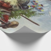 ジェニー・ナイストロム『松の枝を集める』 ラッピングペーパー (角)