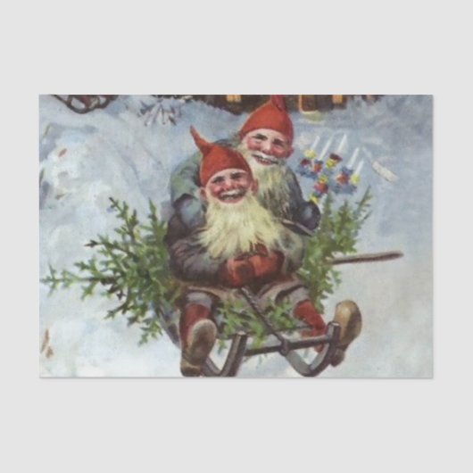 ジェニー・ナイストロム『松の枝を集める』 薄葉紙 (正面)