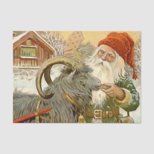 「ジェニー・ニストロム作 The Sled Goat」 薄葉紙 (正面)