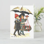 ジェニー・ニストロームによるヴィンテージクリスマスカード カード (スタンド正面)